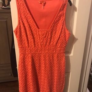 Hale Bob Cabana Orange Dress